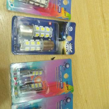 Product Review of LAMPU SENJA T10 6LED 24V KEDIP/FLASH PCS from Tokopedia customer review 0