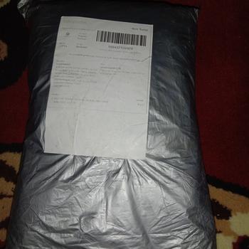 Product Review of Daster 19 pendek lengan 3/4 kencana ungu original lebel biru from Tokopedia customer review 1