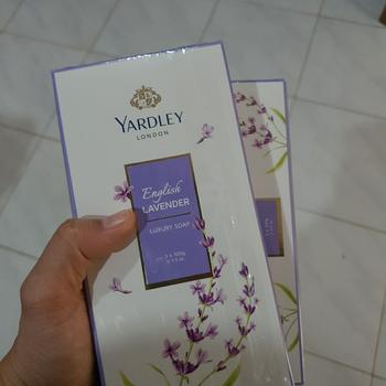 Product Review of Yardley Bar Soap Sabun Batang Lavender from Tokopedia customer review 0