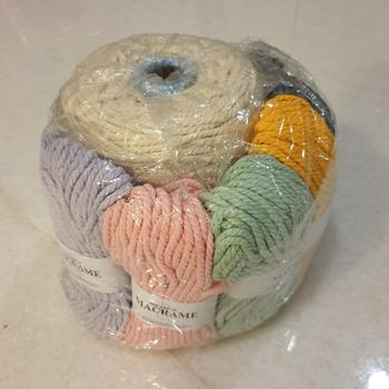 Product Review of TALI KATUN MACRAME COTTON ROPE BENANG MAKRAME from Tokopedia customer review 0