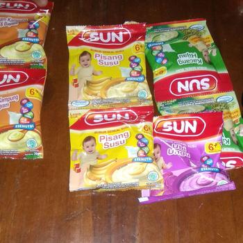 Product Review of SUN BUBUR SEREAL SUSU PISANG SACHET 20 GR X 1 PCS from Tokopedia customer review 0