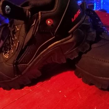 Product Review of Sepatu Safety Original Bahan Kulit Full Jahit Anti Slip Lavio E95 from Tokopedia customer review 1