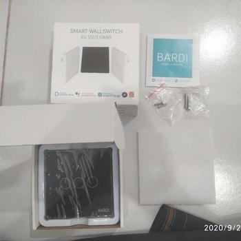 Product Review of BARDI Smart Wall Switch 3 Gang Saklar Sentuh Touch Wifi Otomatis IoT from Tokopedia customer review 0
