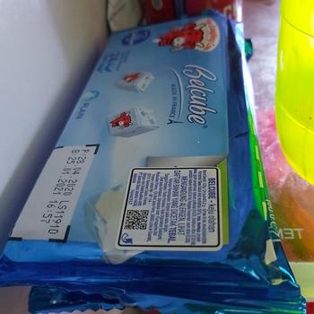 Product Review of Keju Belcube Cheese Spread 125 gr - Belcube Keju Bayi MPASI 24 kotak from Tokopedia customer review 0