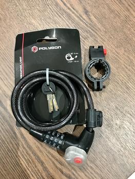 Product Review of Kunci Sepeda Polygon With Key Number & Light from Tokopedia customer review 0