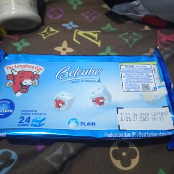 Product Review of Keju Belcube Cheese Spread 125 gr - Belcube Keju Bayi MPASI 24 kotak from Tokopedia customer review 1