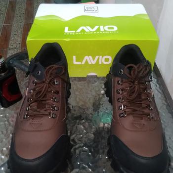 Product Review of Sepatu Safety Original Bahan Kulit Full Jahit Anti Slip Lavio E95 from Tokopedia customer review 2