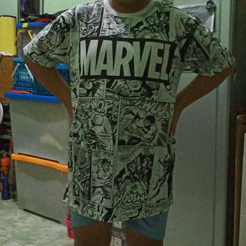 Product Review of KAOS PRIA KAOS DISTRO PAKAIAN PRIA T SHIRT COWOK MARVEL COMIC PUTIH from Tokopedia customer review 0