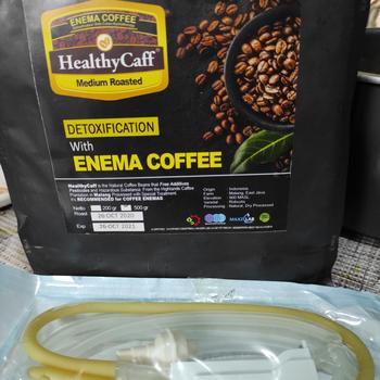 HealthyCaff 500gr Medium Roasted Healthy Caff Kopi Organik Enema - Shop ...