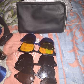 Product Review of Kacamata pria wanita klip on clip on 2201 2215 2218 2256 free 5 lensa from Tokopedia customer review 2
