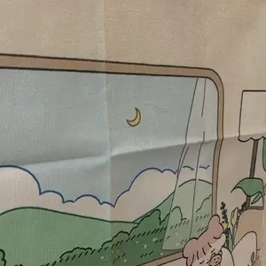 Aesthetic Illustration Cloth Tapestry Wall Deco Hiasan Dinding Kain