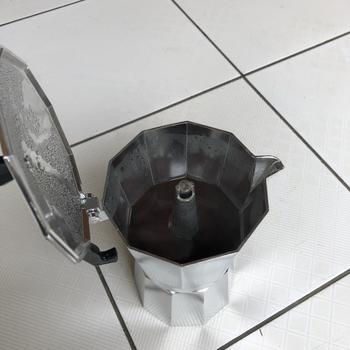 Product Review of Moka Pot coffee maker 12 cup - Espresso Coffee Maker 12cups Mokapot from Tokopedia customer review 1