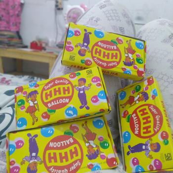 Product Review of Balon Tiup Sedotan Jadul HHH (1 Kotak isi 32 Odol) from Tokopedia customer review 0