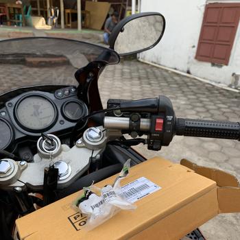 Product Review of Spion Kawasaki Ninja KRR RR OLD NEW Kiri Kanan + Karet ORIGINAL 56001-1479 + 56001-1480 Accessories Foto from Tokopedia customer review 0