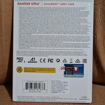 Product Review of Micro SD 128GB Sandisk Ultra A1 UHS-I up to 120Mb/s - Garansi Resmi from Tokopedia customer review 2