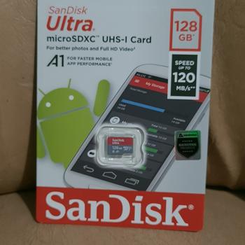 Product Review of Micro SD 128GB Sandisk Ultra A1 UHS-I up to 120Mb/s - Garansi Resmi from Tokopedia customer review 3