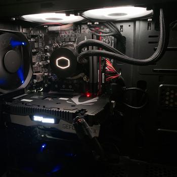 Product Review of COOLER MASTER MASTERLIQUID 240L CORE ARGB | ML240L CORE LIQUID COOLER from Tokopedia customer review 0