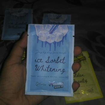 Product Review of BPOM Masker Wajah Bubuk Organik Travel Size By Lea Gloria 10 gr Murah from Tokopedia customer review 1