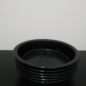 Product Review of Tatakan Alas Piring Pot Bunga Tanaman Plastik 15 cm Hitam Simba 5 from Tokopedia customer review 0