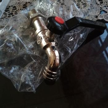 Product Review of TERMURAH Kran Bola Keran Air Grosir 1/2 Inch Gagang Hitam from Tokopedia customer review 0