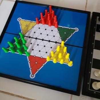 Product Review of Mainan Halma Papan Magnetic Board from Tokopedia customer review 1