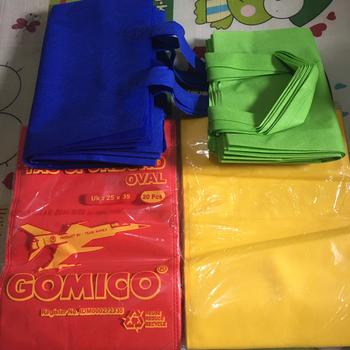 Product Review of Tas Spunbond Handle uk 25x35x8 / Goodie Bag / Tas Kain Polos from Tokopedia customer review 0