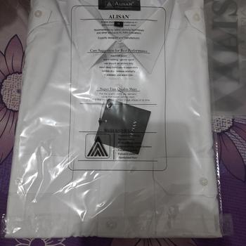 Product Review of Alisan Kemeja Putih Pangkat Kantong Dua Pendek Dinas Pilot from Tokopedia customer review 0
