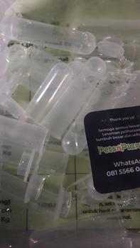 Product Review of Tabung Plastik Tempat Menyimpan Benih Bibit Hidroponik Seed Bottle 5ML from Tokopedia customer review 0