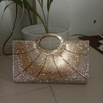 Product Review of Tas Pesta Kondangan Wanita Import Premium Kekinian Mewah Elegan Terbaru Crystal Clutch Bag 88533 from Tokopedia customer review 0