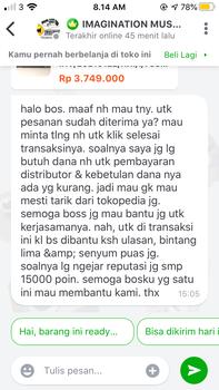 Product Review of Soundcard Behringer U-PHORIA UMC1820 / UMC 1820 from Tokopedia customer review 0