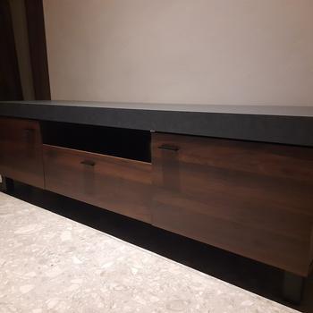 Product Review of Meja TV - Benedict TV150 - Brown Walnut - Prodesign Bavarian from Tokopedia customer review 0