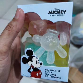 Product Review of Es Batu Miniso - Mickey Mouse Collection Reusable Ice Block (12 Pcs) from Tokopedia customer review 0