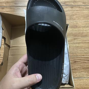 Product Review of GIO CARDIN | G SLIDES | TRIPLE BLACK | UNISEX Sandal from Tokopedia customer review 3