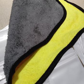 Product Review of Microfiber Kain Lap 30x30 cm Kain Lap Serbaguna 2 Sisi Halus 500 GSM from Tokopedia customer review 0