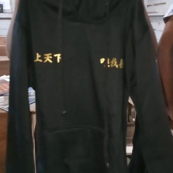 Product Review of JAKET SWEATER HOODIE ANIME TOKYO REVENGERS MANJI GANG TOUMAN KANJI from Tokopedia customer review 0