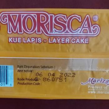 Product Review of Morisca Kue Lapis Srikaya 365gr from Tokopedia customer review 1