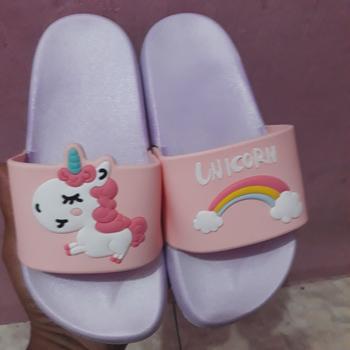 Product Review of Sandal Anak Slop Sendal Slipper Unicorn Dewasa Cute from Tokopedia customer review 0