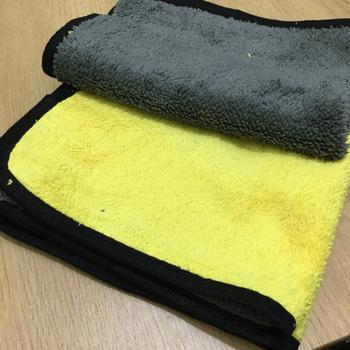 Product Review of Microfiber Kain Lap 30x30 cm Kain Lap Serbaguna 2 Sisi Halus 500 GSM from Tokopedia customer review 0