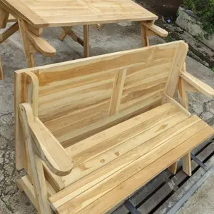 meja kursi cafe kayu jati / kursi taman kayu jati / kursi cafe lipat