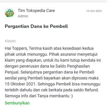 Product Review of CEDE - EGGFOOD ALLROUND PREMIUM 250 GRAM from Tokopedia customer review 3