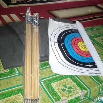 Product Review of Face Target / Print Target Panahan 50 x 50 cm / Archery from Tokopedia customer review 1