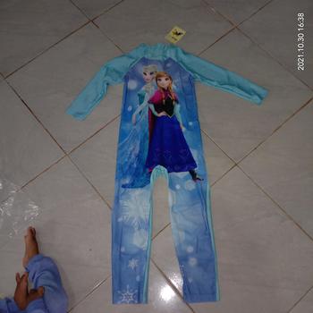 Product Review of Baju renang anak perempuan muslim lengan panjang frozen mlp hk import from Tokopedia customer review 0