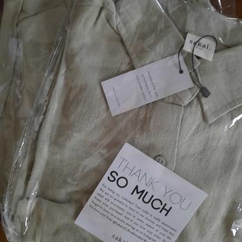 Product Review of SAKAL Oversized Linen Set | Setelan Wanita from Tokopedia customer review 0