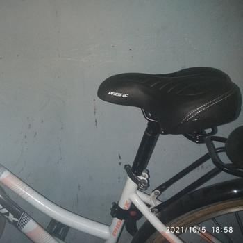 Product Review of Sedel Sadel Saddle Sepeda Pacific Reflextor Lampu SUSPENSI XTRA EMPUK from Tokopedia customer review 0
