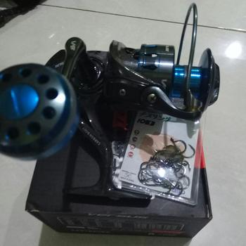 Product Review of Reel Versus Carbotech SW 1000-6000 Power handle Body carbon from Tokopedia customer review 0