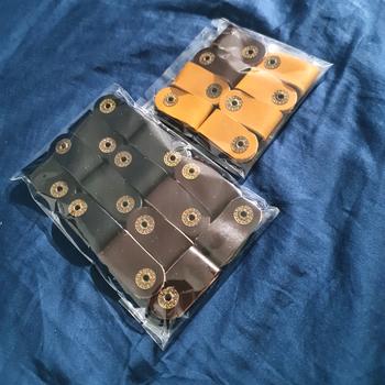 Product Review of Klip Kabel Data Kulit Sapi Asli - Kancing ATG / Bakar - Warna Hitam from Tokopedia customer review 2