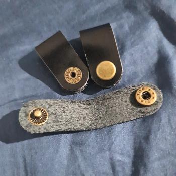Product Review of Klip Kabel Data Kulit Sapi Asli - Kancing ATG / Bakar - Warna Hitam from Tokopedia customer review 1