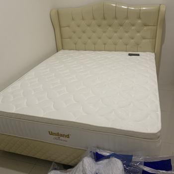 Product Review of Uniland Springbed Rivera Pillowtop Tiffany Full Set Kasur Spring Bed from Tokopedia customer review 0