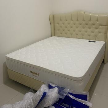 Product Review of Uniland Springbed Rivera Pillowtop Tiffany Full Set Kasur Spring Bed from Tokopedia customer review 2