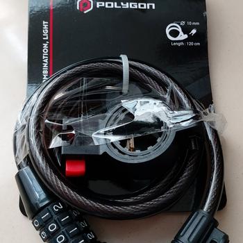 Product Review of Kunci Sepeda Polygon With Key Number & Light from Tokopedia customer review 0